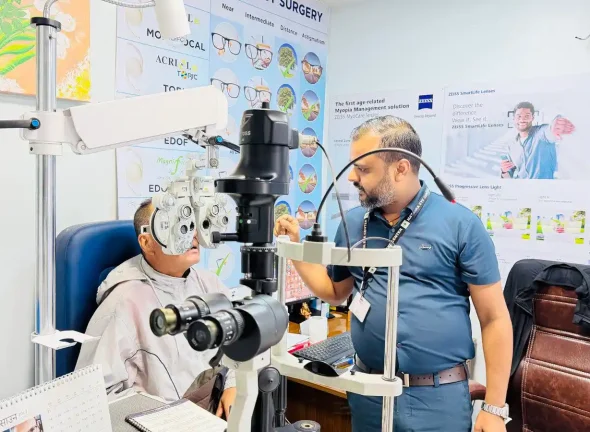 Eye Check up at Matrika Eye Check up at Matrika